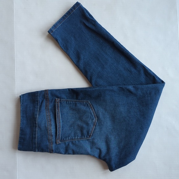 Kim Rogers Tummy Control Distressed High Rise Jeans 8 Average Blue - Picture 6 of 13